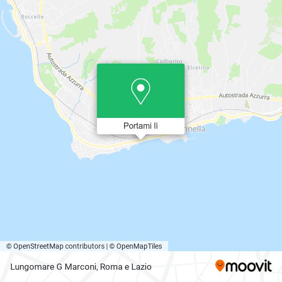 Mappa Lungomare G  Marconi