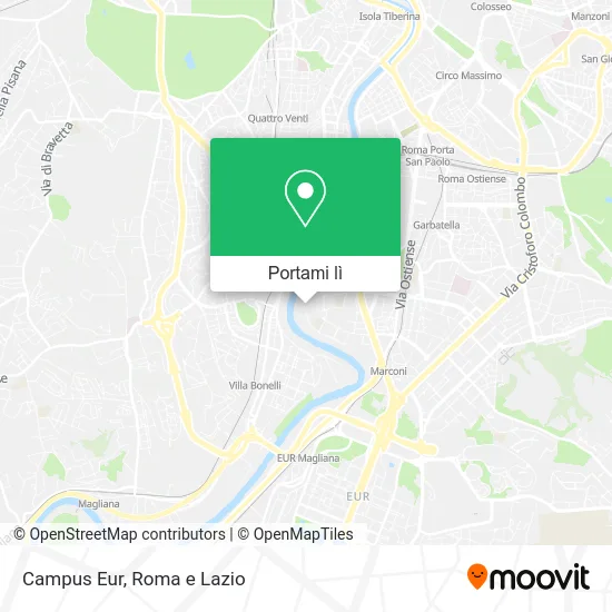 Mappa Campus Eur