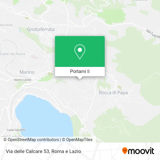 Mappa Via delle Calcare 53