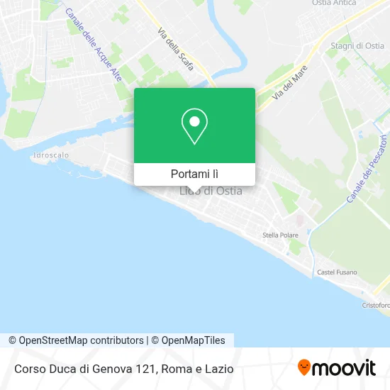 Mappa Corso Duca di Genova 121