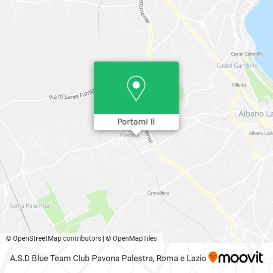 Mappa A.S.D Blue Team Club Pavona Palestra