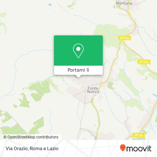 Mappa Via Orazio
