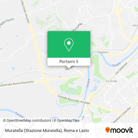 Mappa Muratella (Stazione Muratella)