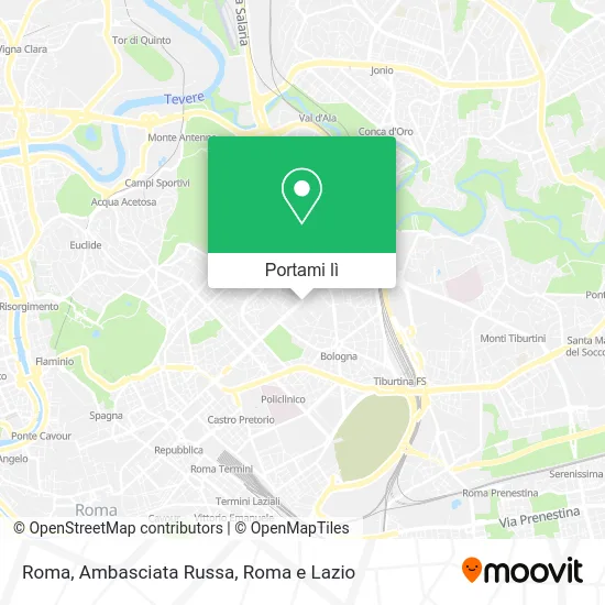 Mappa Roma, Ambasciata Russa