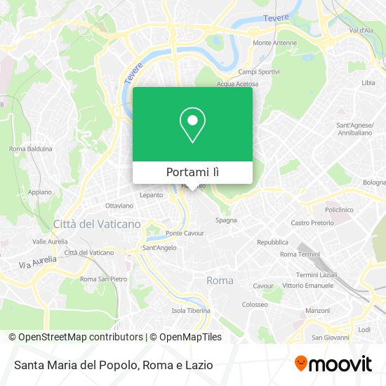 Mappa Santa Maria del Popolo