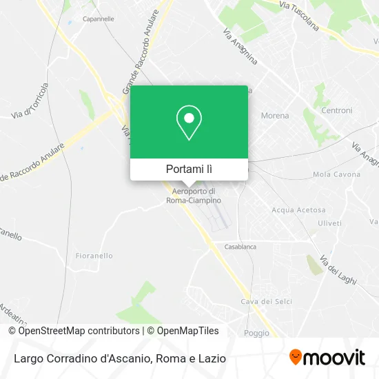 Mappa Largo Corradino d'Ascanio