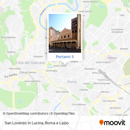 Mappa San Lorenzo in Lucina