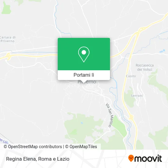 Mappa Regina Elena