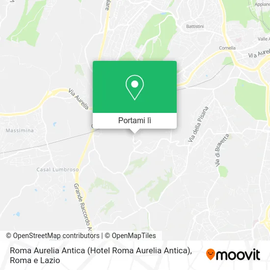 Mappa Roma Aurelia Antica