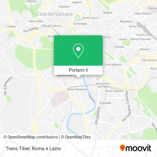 Mappa Trans Tiber