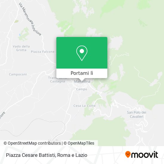 Mappa Piazza Cesare Battisti