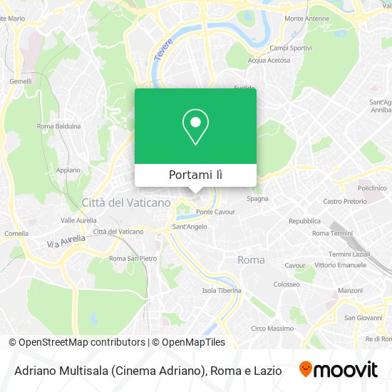 Mappa Adriano Multisala (Cinema Adriano)