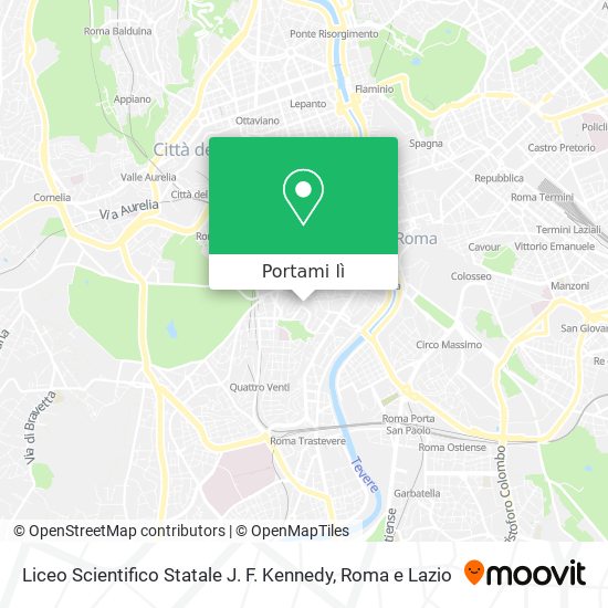 Mappa Liceo Scientifico Statale J. F. Kennedy