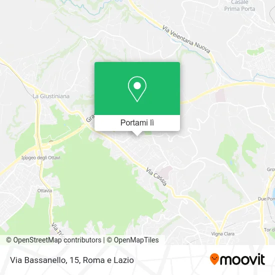 Mappa Via Bassanello, 15
