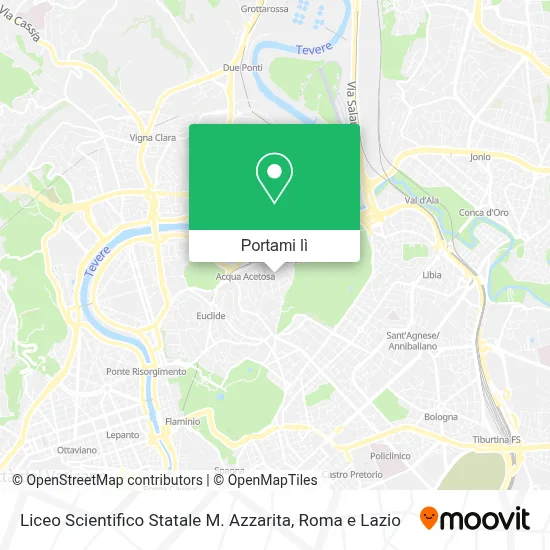 Mappa Liceo Scientifico Statale M. Azzarita