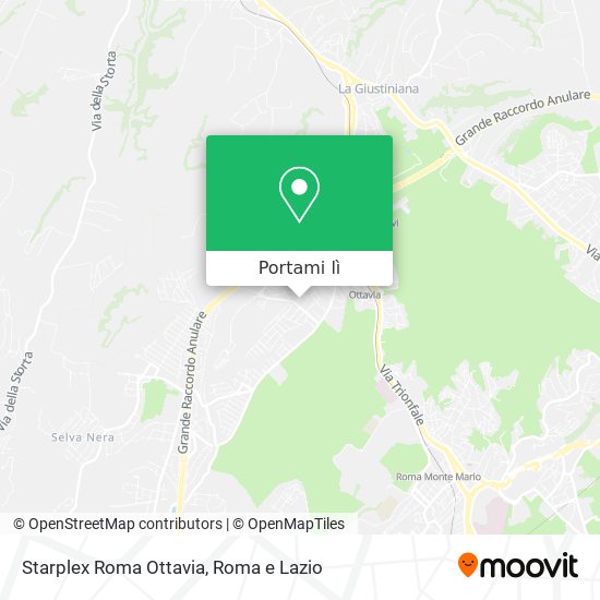 Mappa Starplex Roma Ottavia