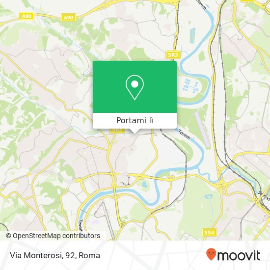 Mappa Via Monterosi, 92