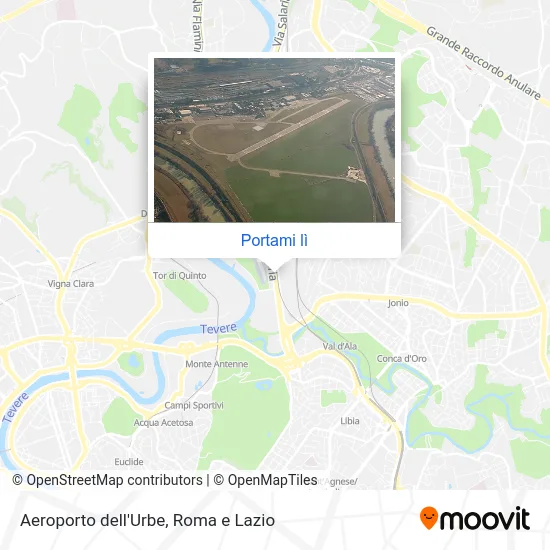 Mappa Aeroporto dell'Urbe