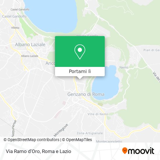 Mappa Via Ramo d'Oro
