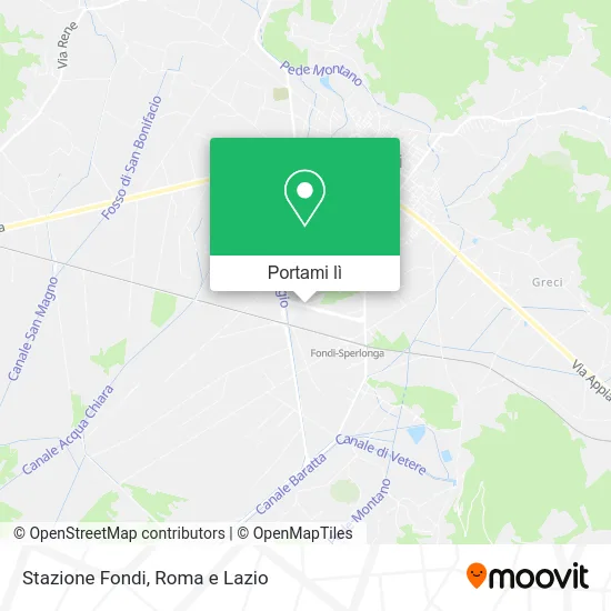 Mappa Stazione Fondi