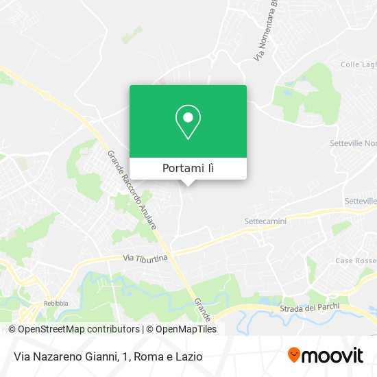 Mappa Via Nazareno Gianni, 1