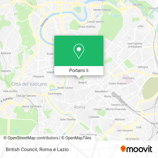 Mappa British Council