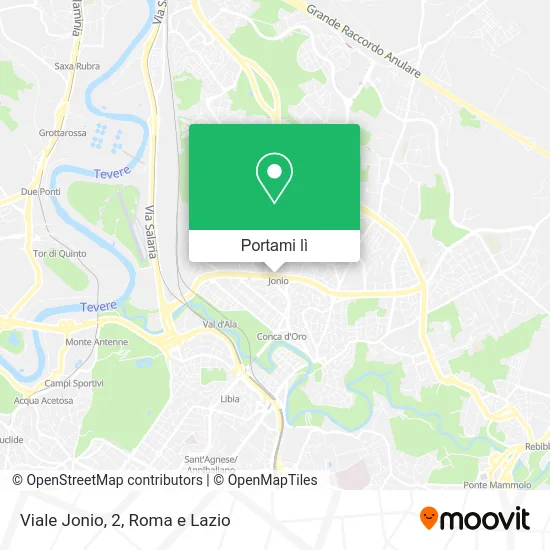 Mappa Viale Jonio, 2