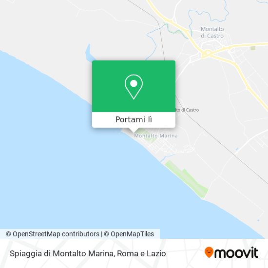 Mappa Spiaggia di Montalto Marina