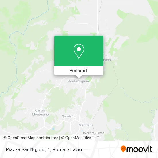 Mappa Piazza Sant'Egidio, 1