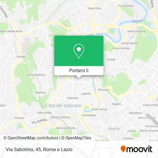Mappa Via Sabotino, 45