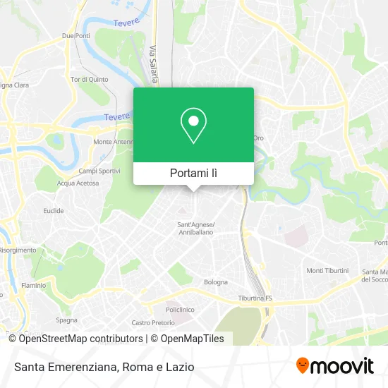 Mappa Santa Emerenziana