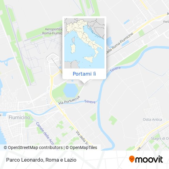 Mappa Parco Leonardo