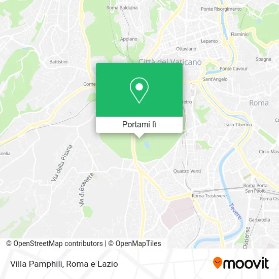 Mappa Villa Pamphili