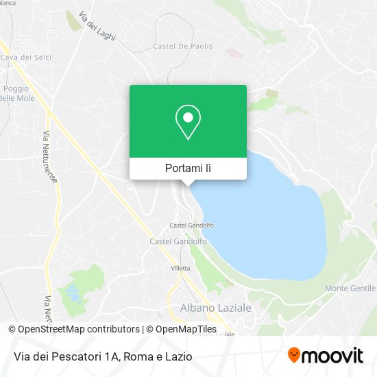 Mappa Via dei Pescatori  1A