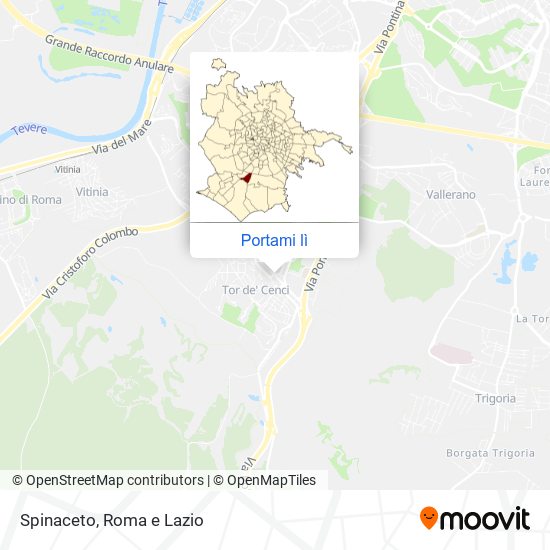 Mappa Spinaceto