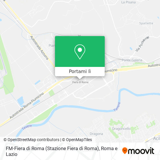 Mappa FM-Fiera di Roma