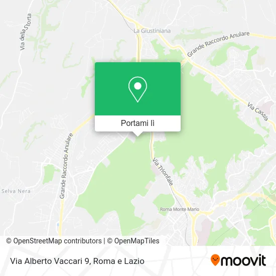Mappa Via Alberto Vaccari 9