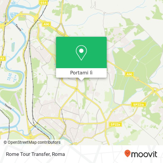 Mappa Rome Tour Transfer