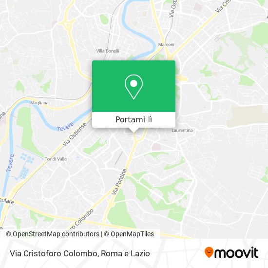 Mappa Via Cristoforo Colombo