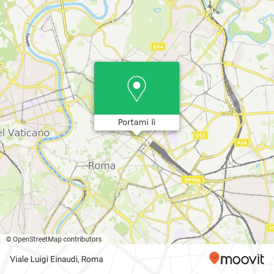 Mappa Viale Luigi Einaudi