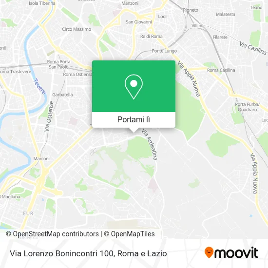 Mappa Via Lorenzo Bonincontri 100