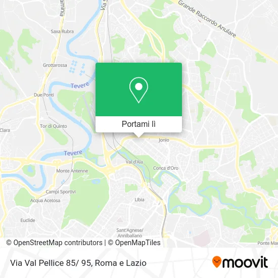Mappa Via Val Pellice 85/ 95