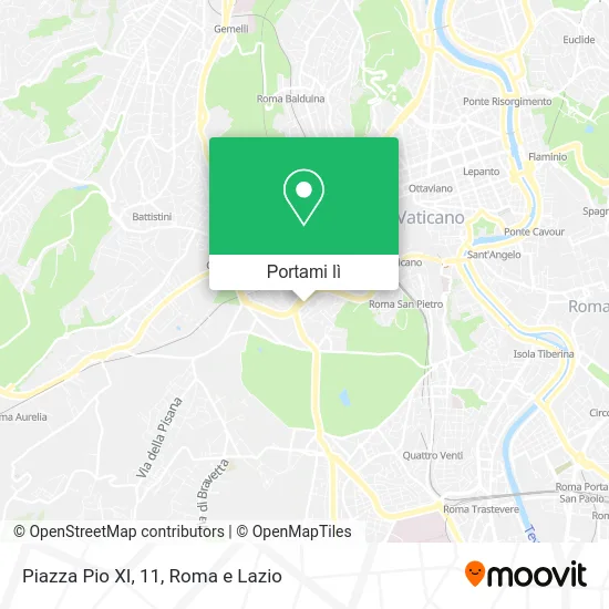Mappa Piazza Pio XI, 11