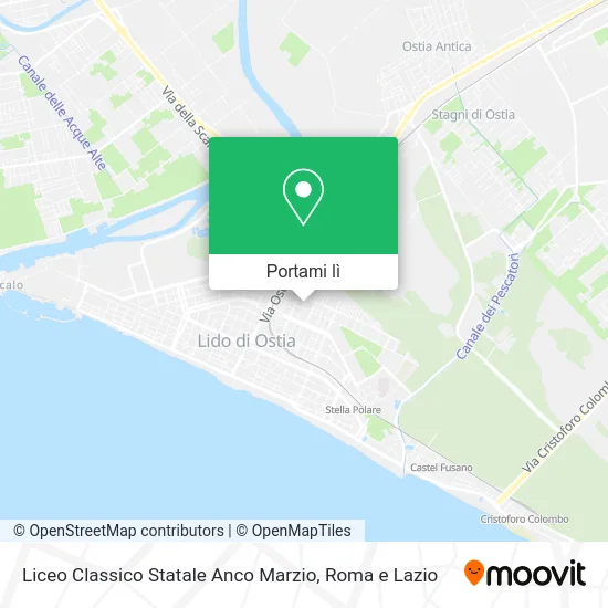 Mappa Liceo Classico Statale Anco Marzio