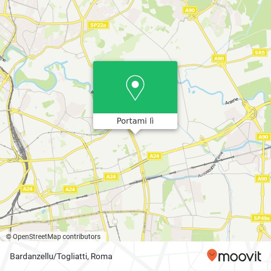 Mappa Bardanzellu/Togliatti