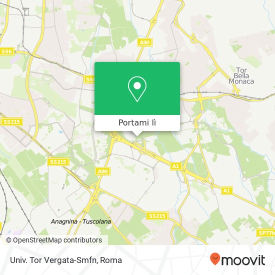 Mappa Univ. Tor Vergata-Smfn