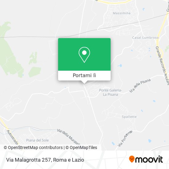 Mappa Via Malagrotta 257