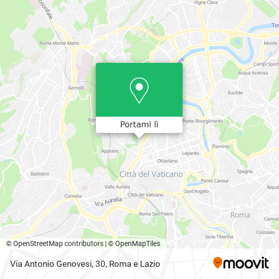 Mappa Via Antonio Genovesi, 30