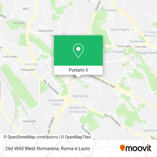 Mappa Old Wild West Romanina