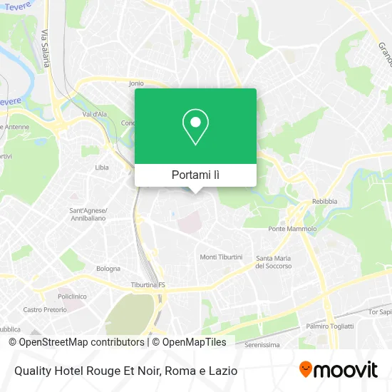 Mappa Quality Hotel Rouge Et Noir